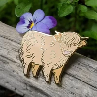 novelty bull enamel pin lapel badges brooch funny fashion jewelry