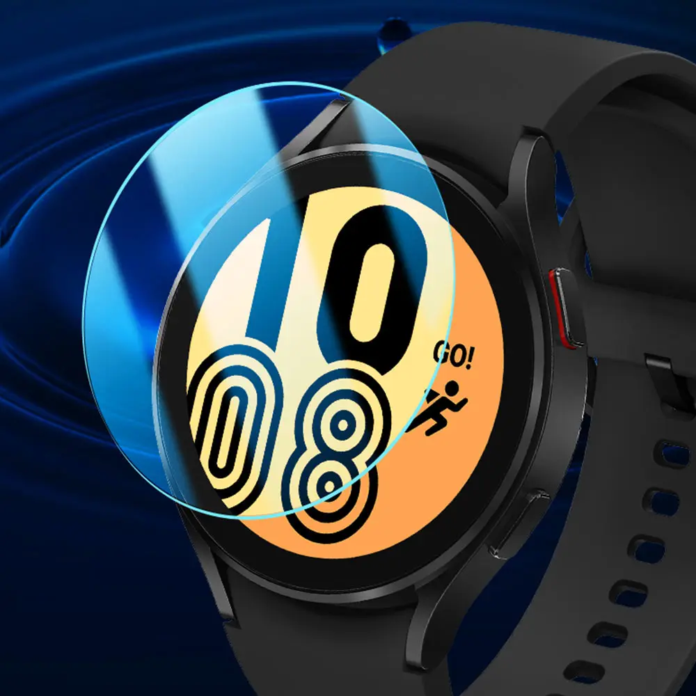 Закаленное стекло для Samsung Galaxy Watch 4/classic/Active 2/Gear S3 44 мм 40 46 42 HD Прозрачная