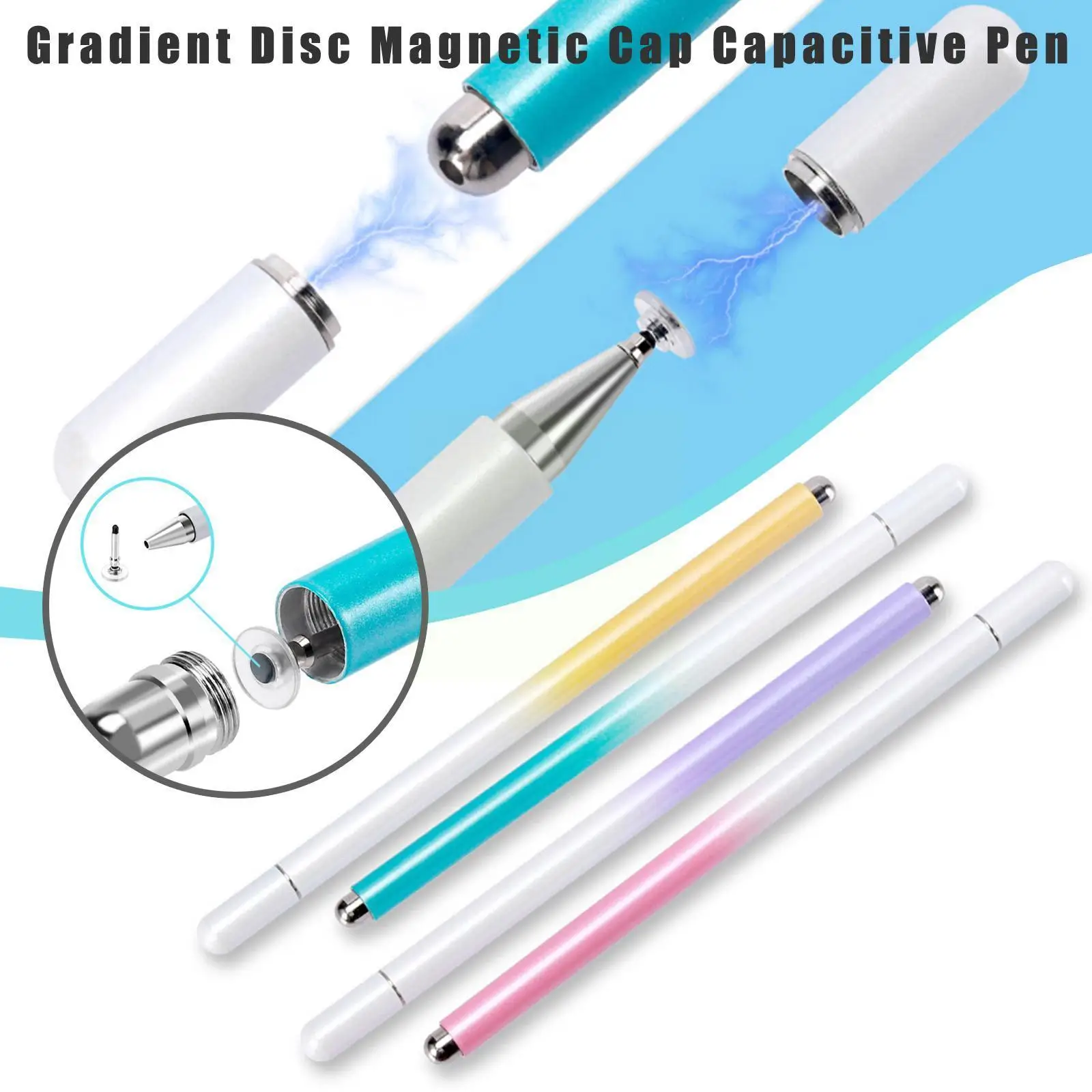 

Universal Stylus Pens For Screen Sensitivity Capacitive Stylus 2 In 1 Screen Pen For Tablets Devic G5p1