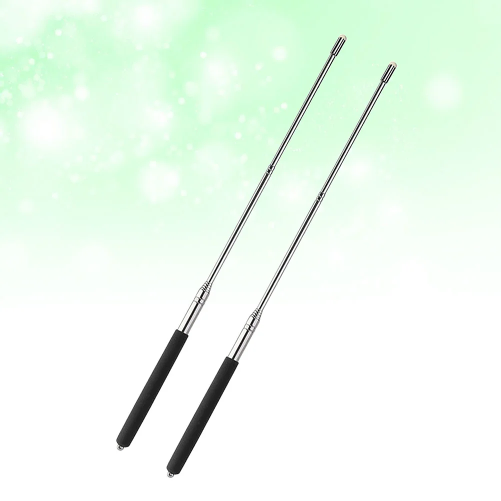 

2pcs Hand Pointer Extendable Telescopic Retractable Pointer Handheld Presenter Classroom Whiteboard Pointer Pointing stick