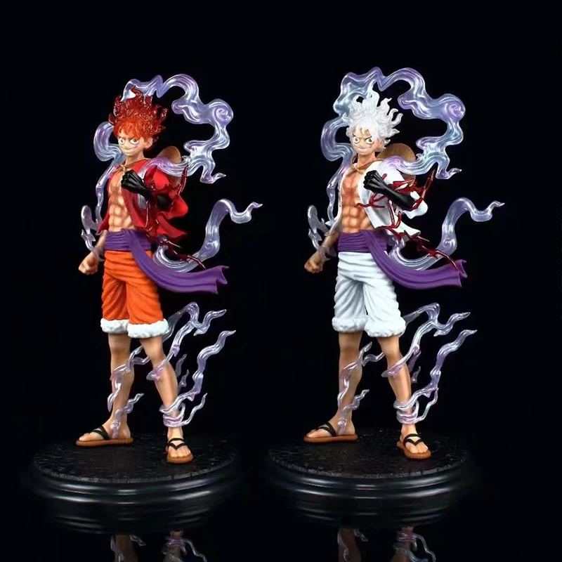 

28cm Anime One Piece Figure Gear 5 Sun God Nika Luffy Action Figurine PVC Monkey D Luffy Statue Collectible Model Doll Toys