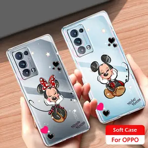 Disney Funda Oppo A96 5G Mickey Comic Clásicos Transparente