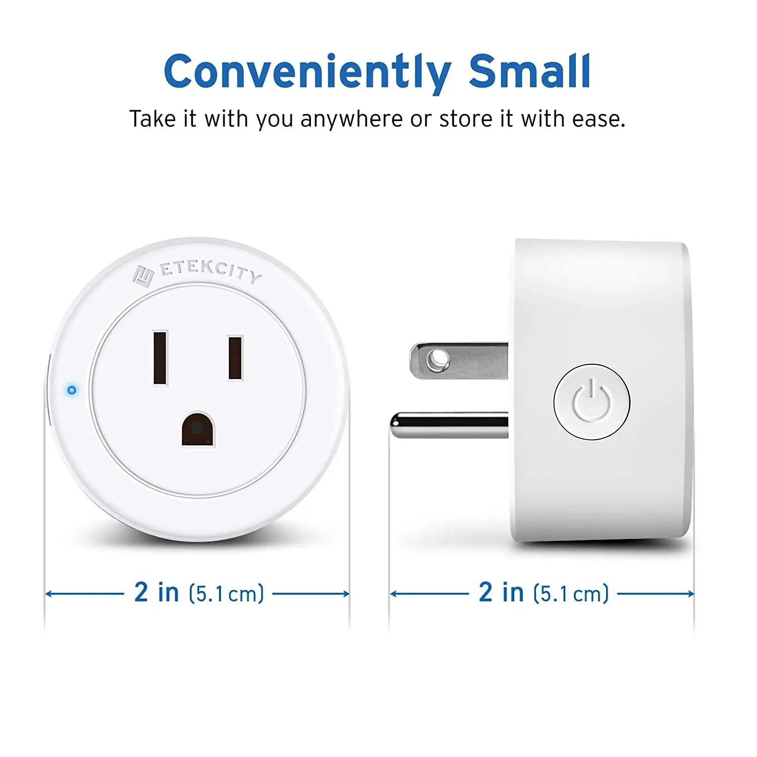

Умная Мини-розетка Wi-Fi Etekcity Voltson (10 А)