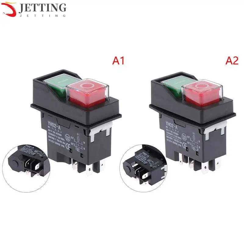 

Electromagnetic Push Button Switches Starter Machine Tool Equipment Waterproof Switch Safety Security IP55 KLD28A