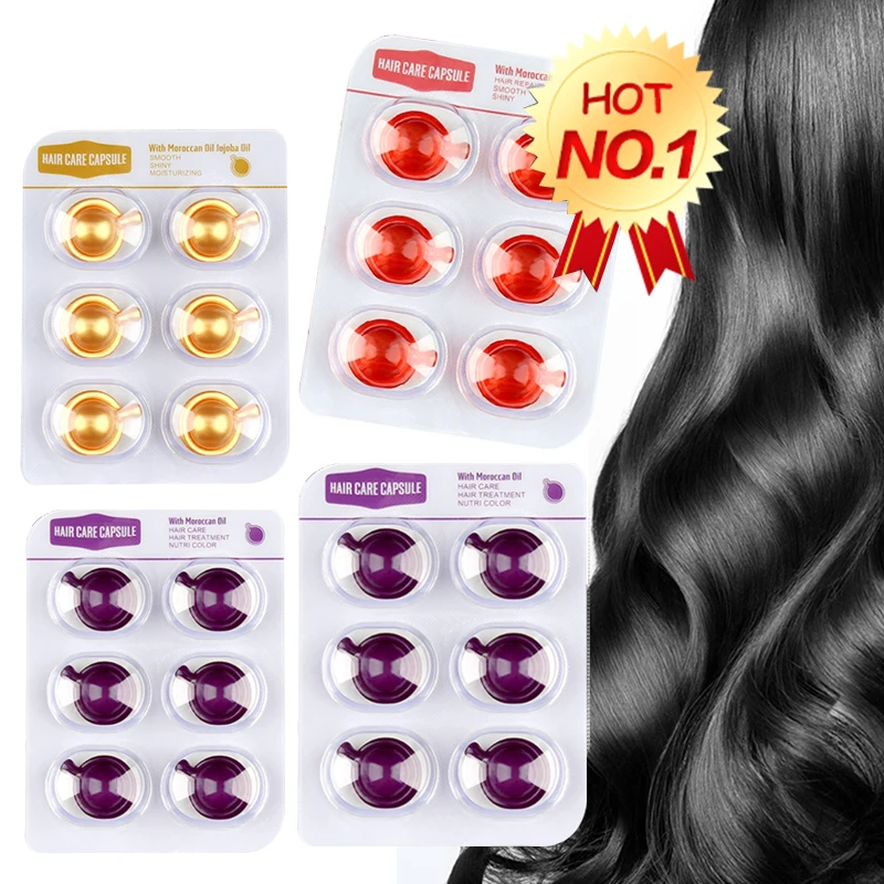 

1PCS Ellips Hair Vitamin Pro Keratin Complex Oil Hair Capsules Smooth Silky Repair Damaged Oil Anti Hair Loss Agen Hair Care