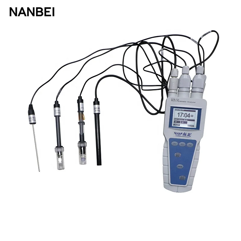 

Portable digital ph conductivity ion ec do tds tester multiparameter water quality meter