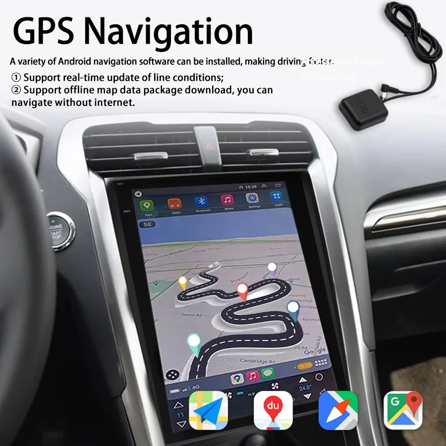 Автомобильный радиоприемник Android14 для Ford Mondeo Fusion MK5 2013-2019 авто стерео