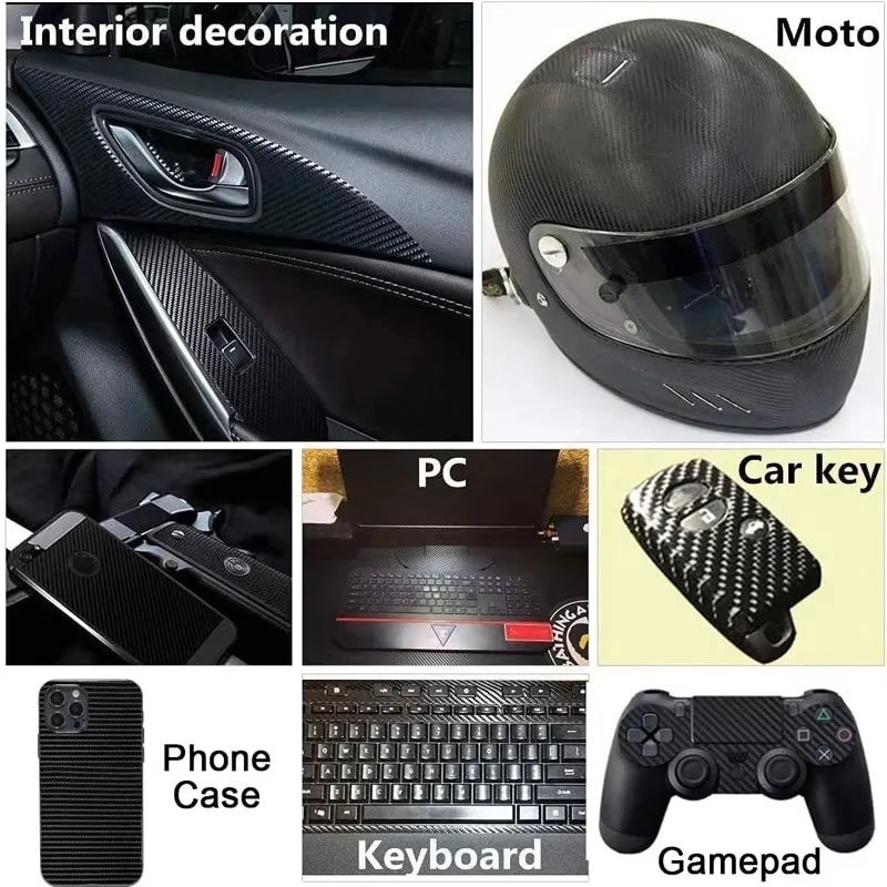 2D 3D 4D 5D 6D анти царапин наклейка на порог автомобиля из углеродного волокна DIY