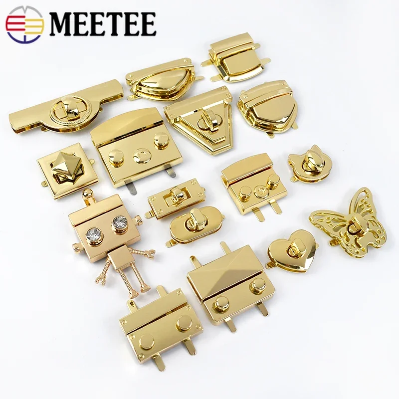 

Металлические Пружинные застежки Meetee LightGold, 2/5 шт., сменные застежки для сумок