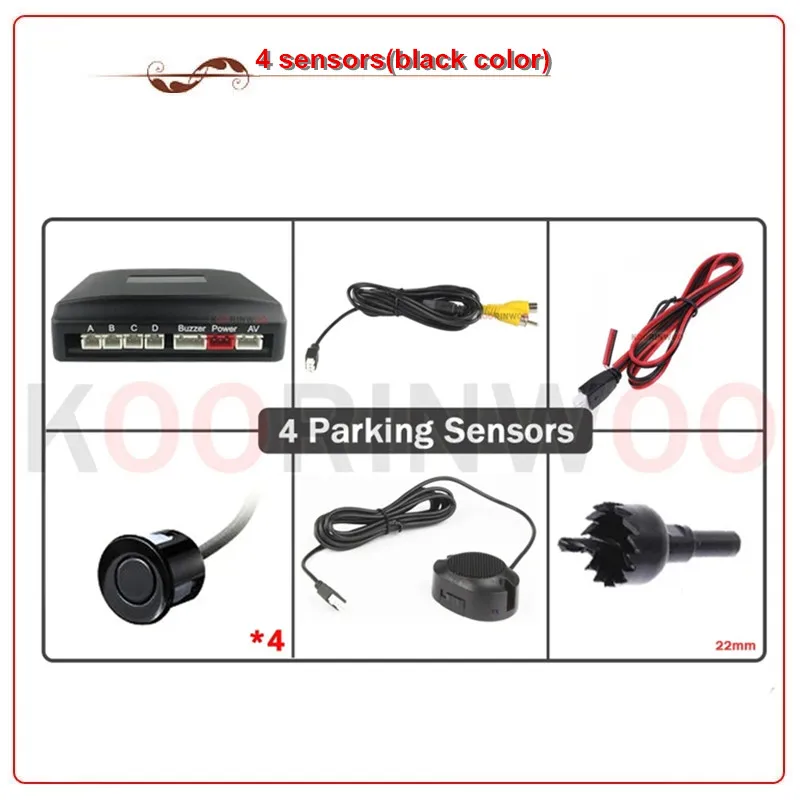 

Автомобильный парктроник, электронные аксессуары, система AHD для камеры 4, 8, задний и передний радар-детектор, датчики парковки для автомобилей Android