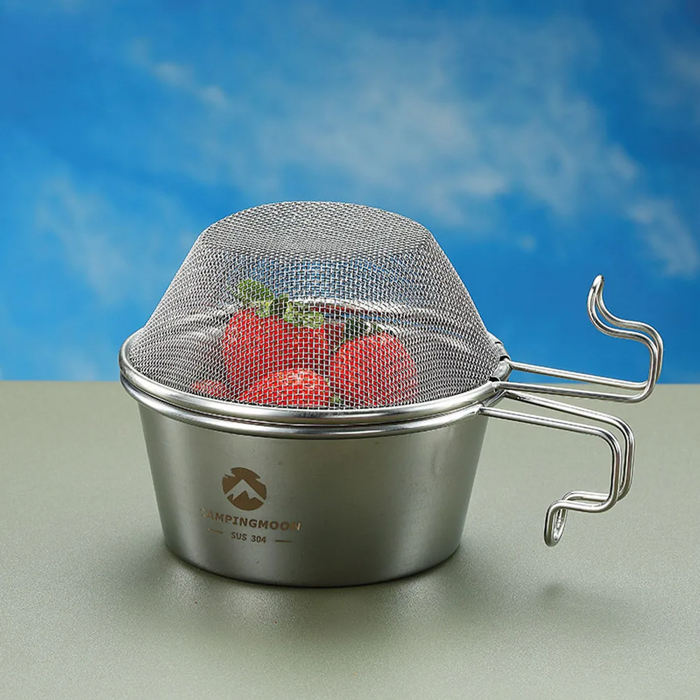 

Convenient Home Party Restaurant Colander Net Strainer 304 Stainless Steel