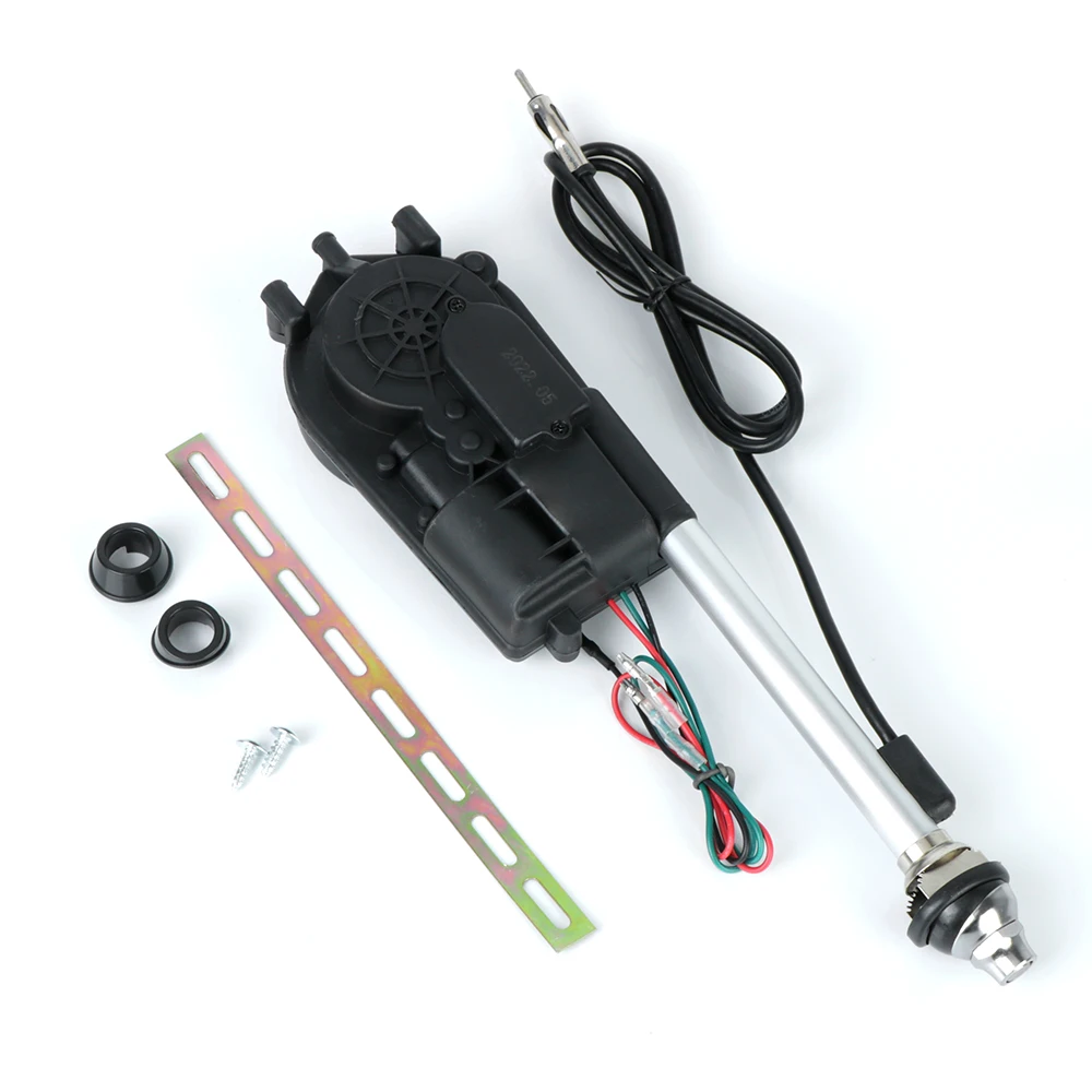 

12V Electric Power For Car SUV AM FM Radio Universal Automatic Telescopic Antenna Exterior Vehicle Aerials