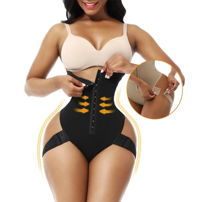 

SURE YOU LIKE Tummy Control Pants Butt Lifter Booty Pulling Underwear Body Shaper Waist Trainer Corset Body Shapewear Plus Size