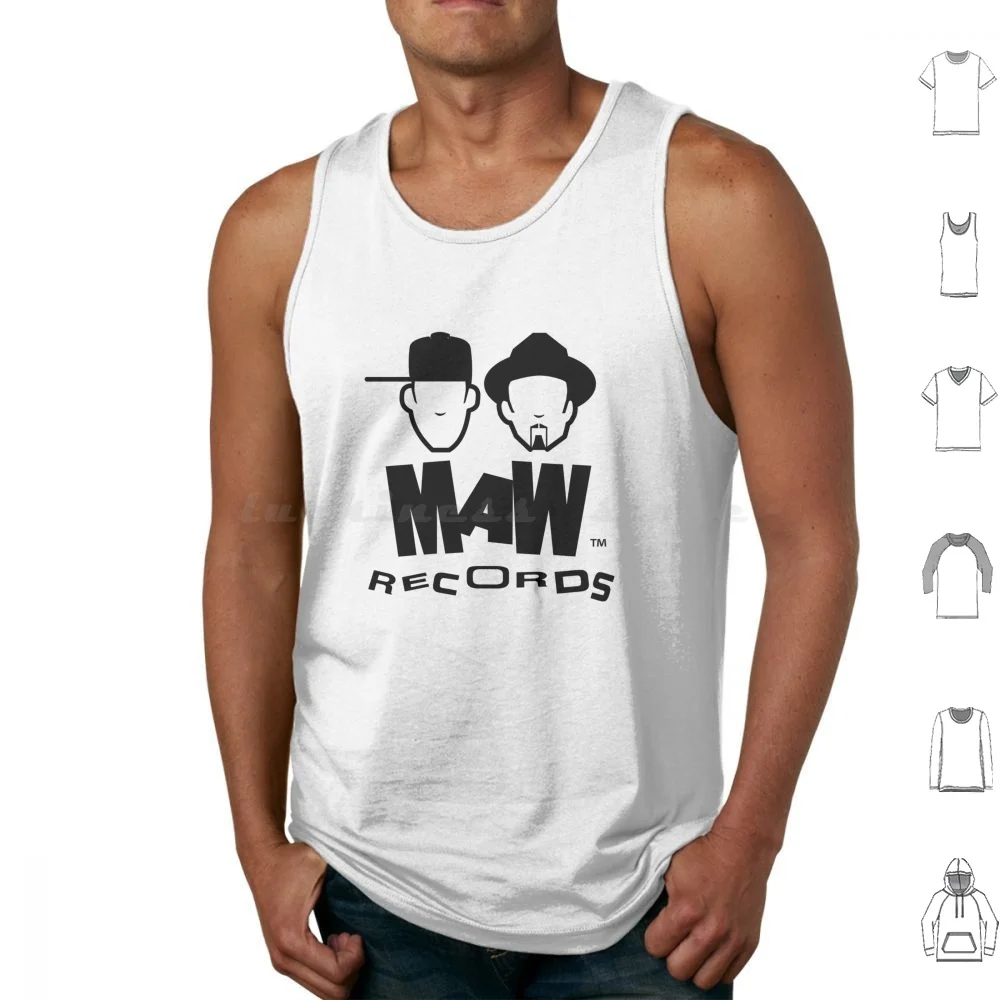 Maw Records-House Music Tank Tops Print Cotton Maw Records Masters At Work House Music Records Label Disco Music Dj Mix