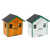 112 dollhouse miniature wooden cute little house model lovely villa dollhouse decoration