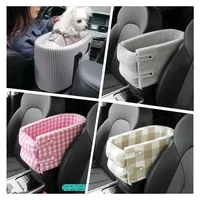 Dog Car Seat Carrier Car Dog Basket Puppy Accessories for Car Small Dog Bed Pet Travel Accessories Articles for Pets Chihuahua
