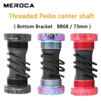 meroca mountain bike sealed center axle bsa centeraxles suitable for 68 73mm bc1 37 24t 24mm for mtb road bicycle bottom bracket