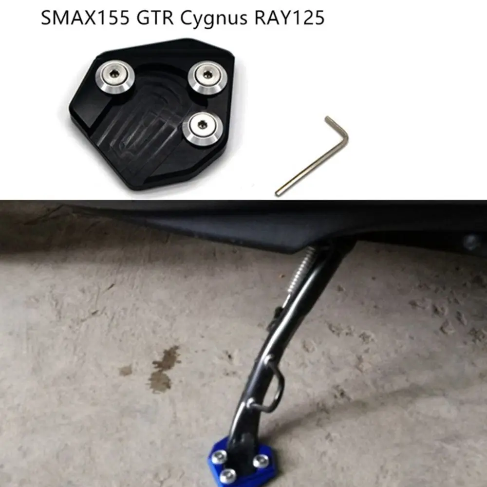 

Stand Foot Extension Magnifying Pad Foot Extension Pad Big Foot Pad For Yamaha SMAX155 SMAX 155 CYGNUS GTR RAY125 BWS