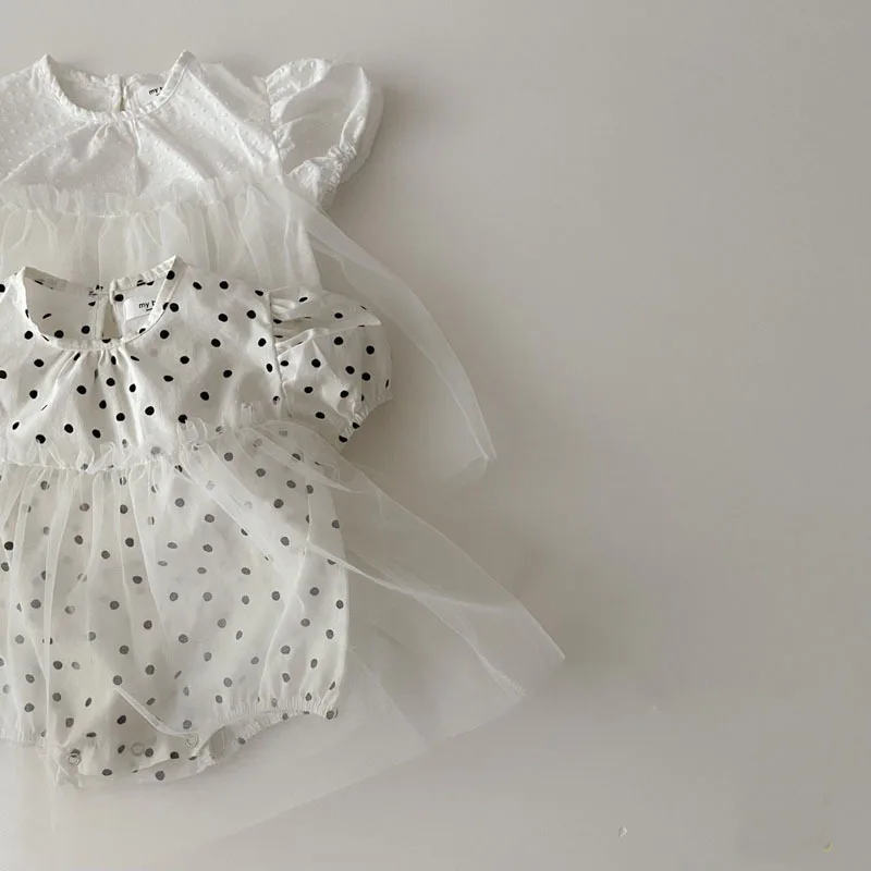 

Infant Baby Girl Clothes Set Newborn Cotton Solid Lace Girl Romper 2Pcs Romper + Hat Outfits Summer Baby Girl Clothing 0-2Y