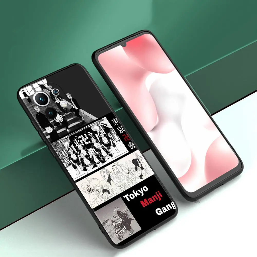 Чехол для Xiaomi Mi 12 10 10T Pro 5G 12X 11 Note 8 A2 Lite 9 SE 9T CC9E чехол с аниме мультяшными токийскими