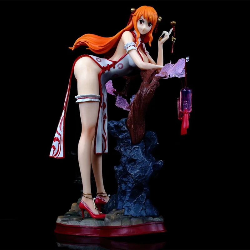 

Gk Figrine Sexy Girls Nami Cheongsam Style Pvc Model Action Figure Model Doll Gift