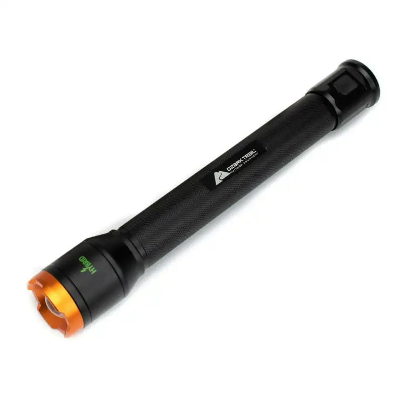 

2600 Lumen LED Power Flashlight with Alkaline Batteries and Rechargeable Battery