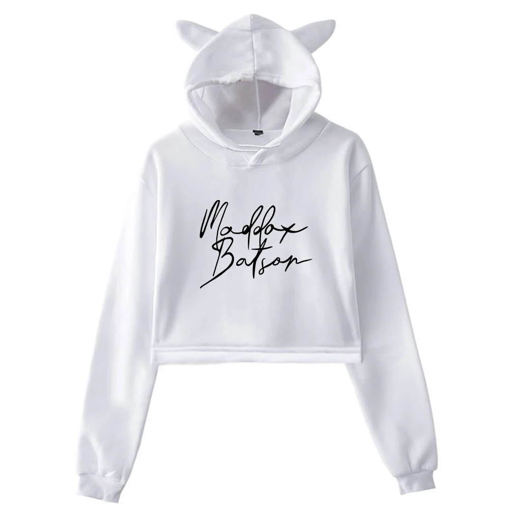 Фирменная толстовка Maddox Batson женские толстовки с капюшоном и кошачьими ушками