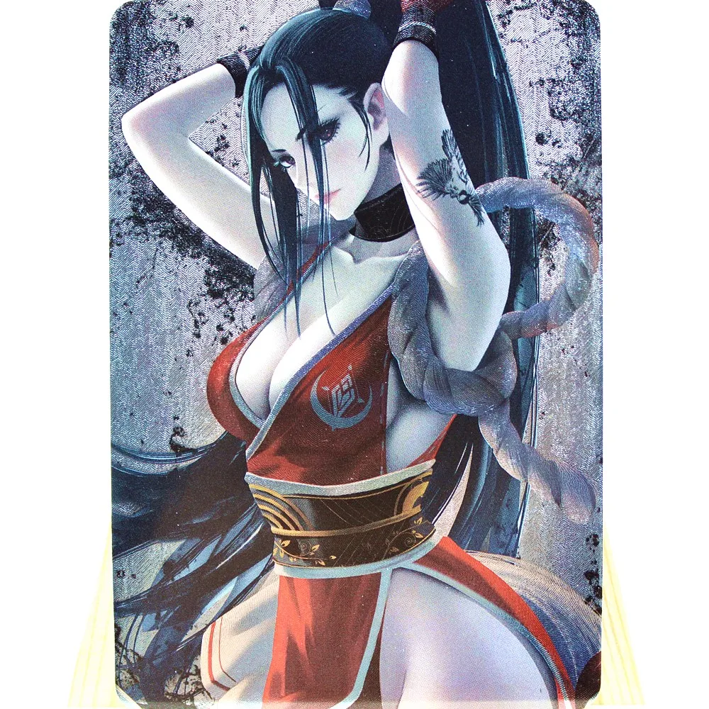 

14 штук в комплекте, Аниме игра Flash ACG Card Mai Shiranui Kawaii, сексуальная девушка, карточка, коллекционная любимая игрушка