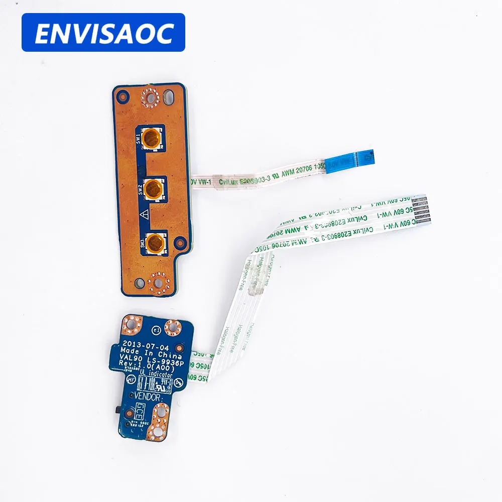 Беспроводной переключатель для ноутбука Dell Latitude E6440 P38G, Wi-Fi, регулировка громкости, плата питания, кабель VAL90 LS-9936P