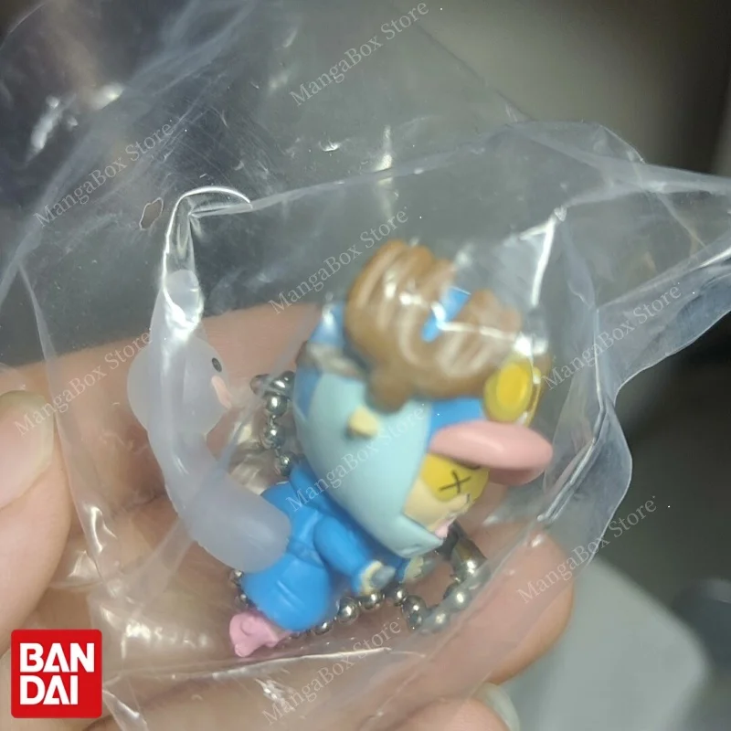 Фото Коллекционная игрушка-брелок Bandai One Piece Negative Swing Gashapon: фигурки Луффи, Зоро, Чоппера, Бонни из арки Egghead, аниме-фигурки, подвески для сумок №3