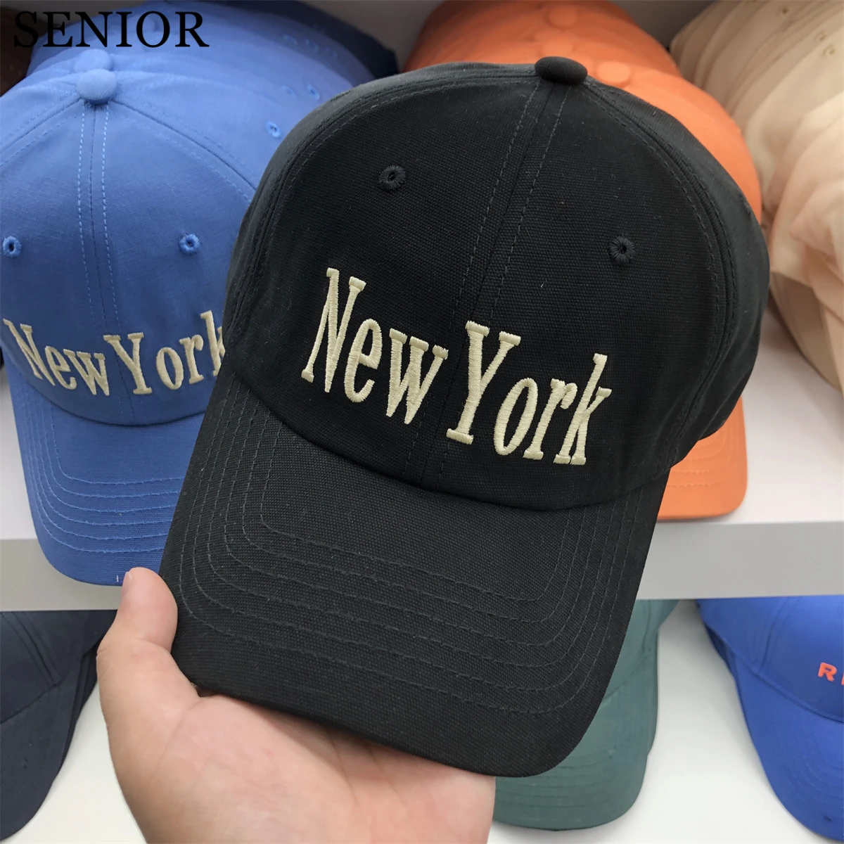 

NEW YORK Cotton Fashion Embroidered Men Women Baseball Cap Outdoor Sports Sunshade Men Women Hat Student Couple Baseball Caps