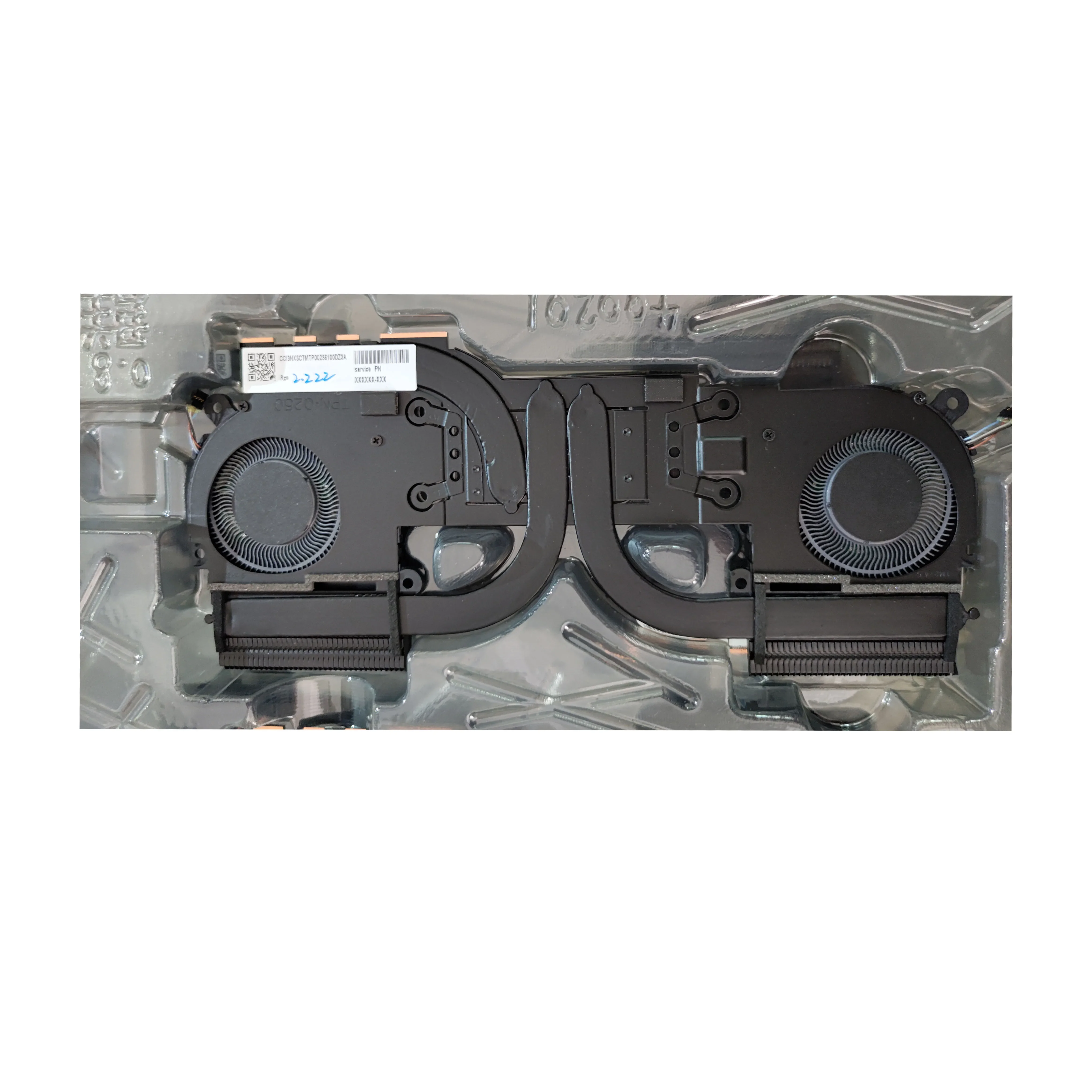 Для вентилятора HP Spectre X360 14-EA TPN-Q250 радиатора охлаждающей медной трубки