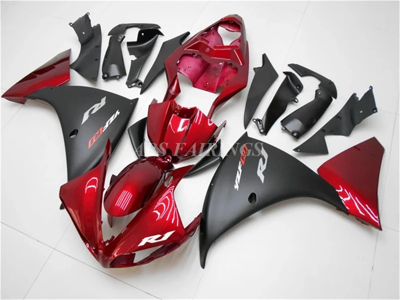

New ABS Motorcycle Fairings Kit Fit For YAMAHA YZF- R1 2009 2010 2011 2012 Fairing 09 10 11 12 Bodywork Set Red Black