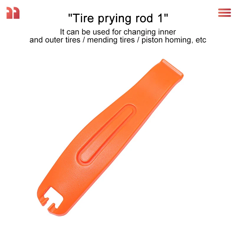 

Tyre Tire Pry Bar High Strength Nylon Ergonomic Design Pom Plastic Tire Lever Repair Tools Mini Size Sharp Cycling Accessories