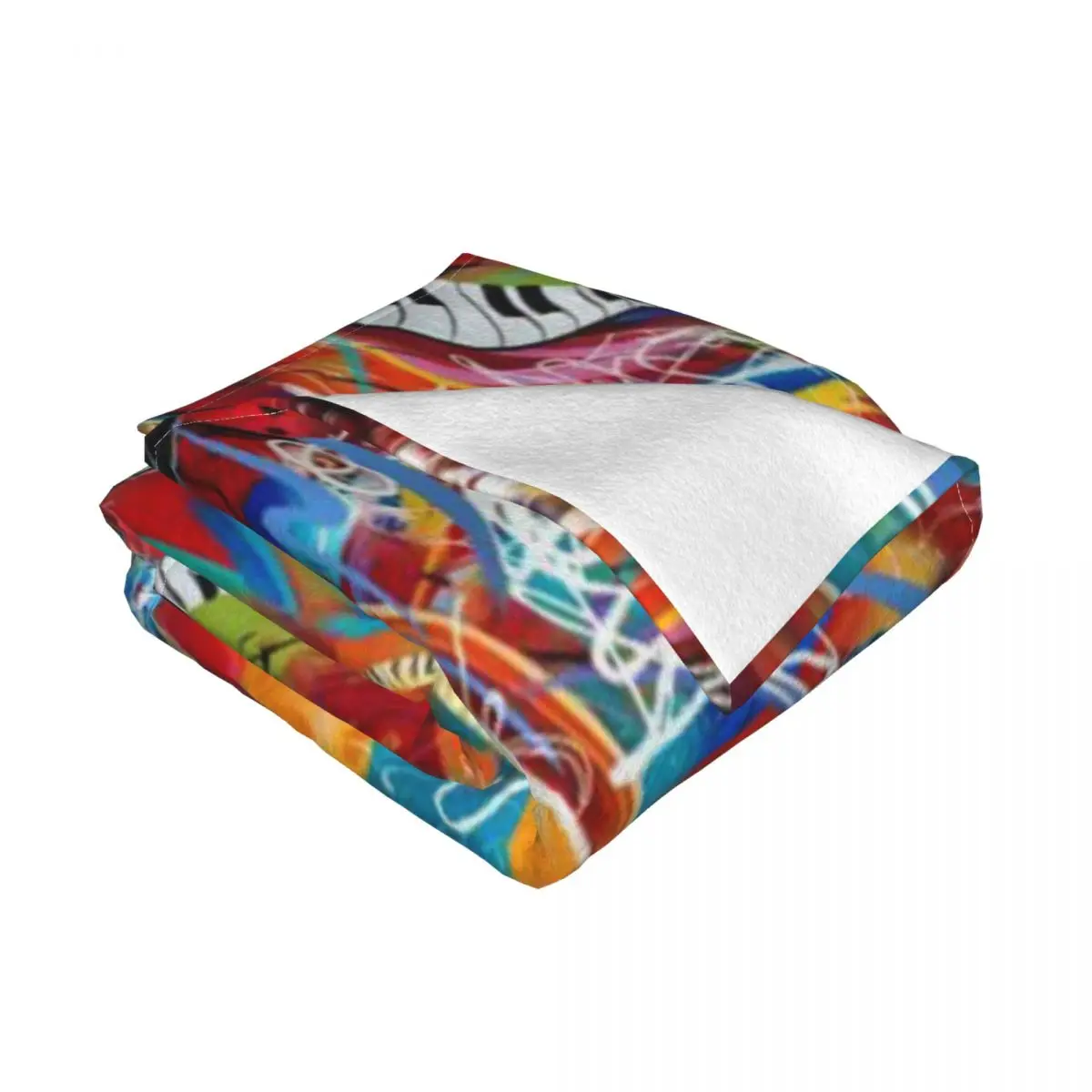 Абстрактная музыкальная картина одеяло из микрофлиса Juleez