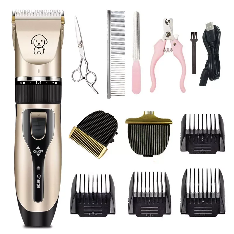 

Dog Clippers Electric Pet Cats Hair Clipper Animals Grooming Haircut Cutter Shaver Trimmer Set Professional Rechargeable