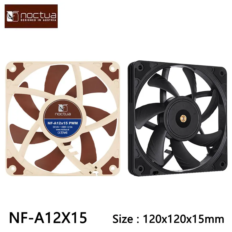 Фото Noctua NF-A12x15 PWM 4-контактный вентилятор для корпуса 120X120X15 мм №1