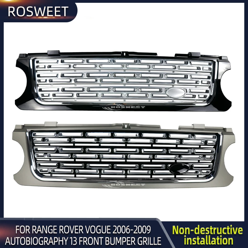 

2013 Autobiography Style Front Grille For Land Rover Range Rover Vogue 2006-2009 Upper Grill Exterior Grills Front Bumper