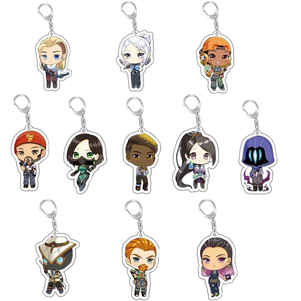 

22 шт., декоративный акриловый брелок для ключей