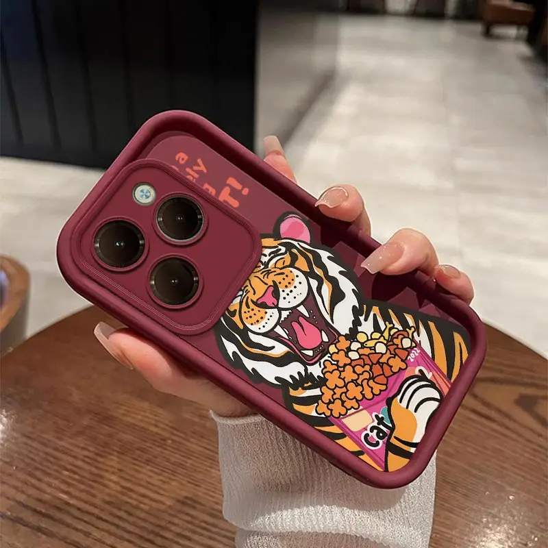 Силиконовый чехол для телефона Hot40 CatTigers Infinix Hot 30i 30 Play 20 S 20i 12 11Play 10 9 8 Smart 7 6