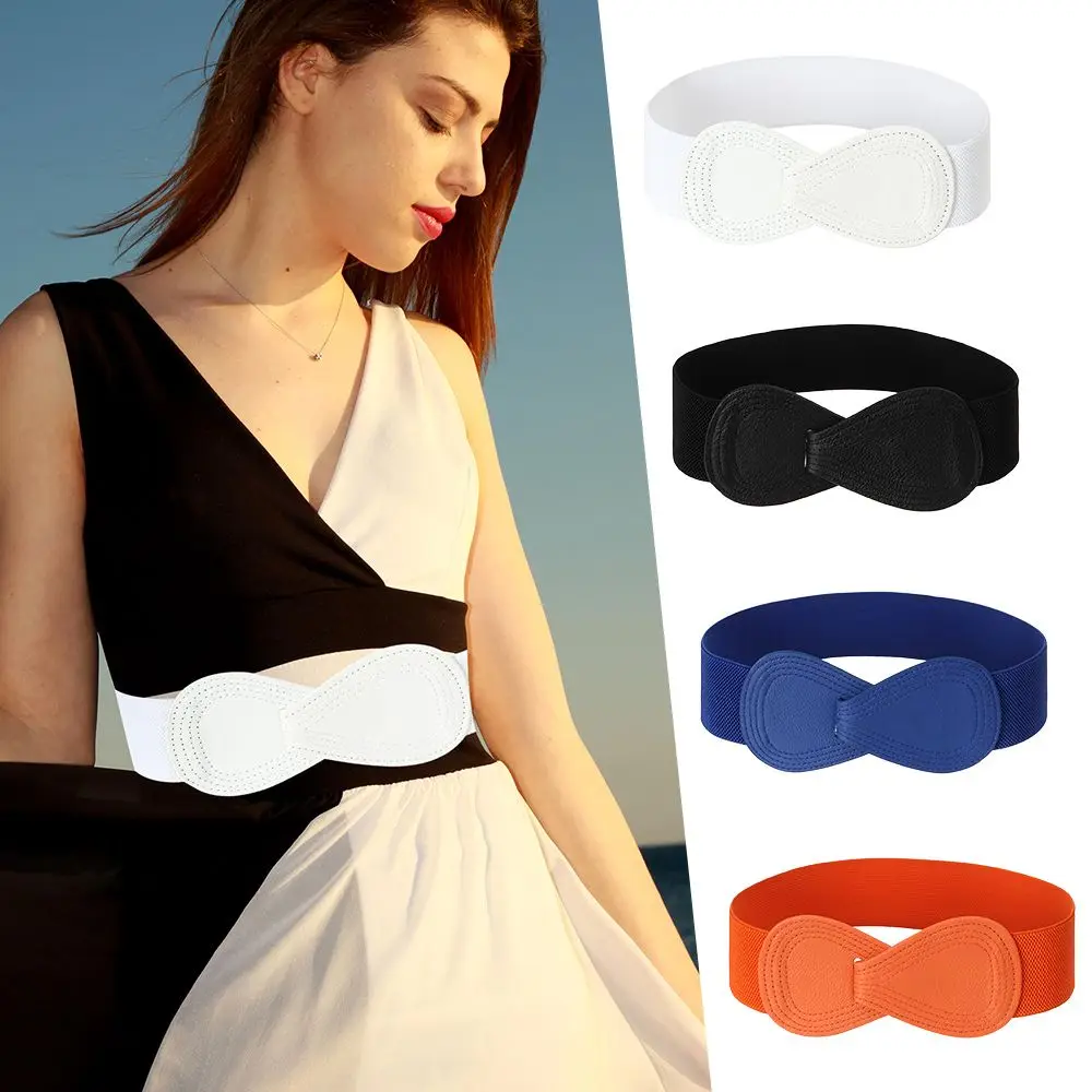 

Fashion Casual Exquisite Women Waist Strap Bowknot Waistband Elastic Belts Waist Belts