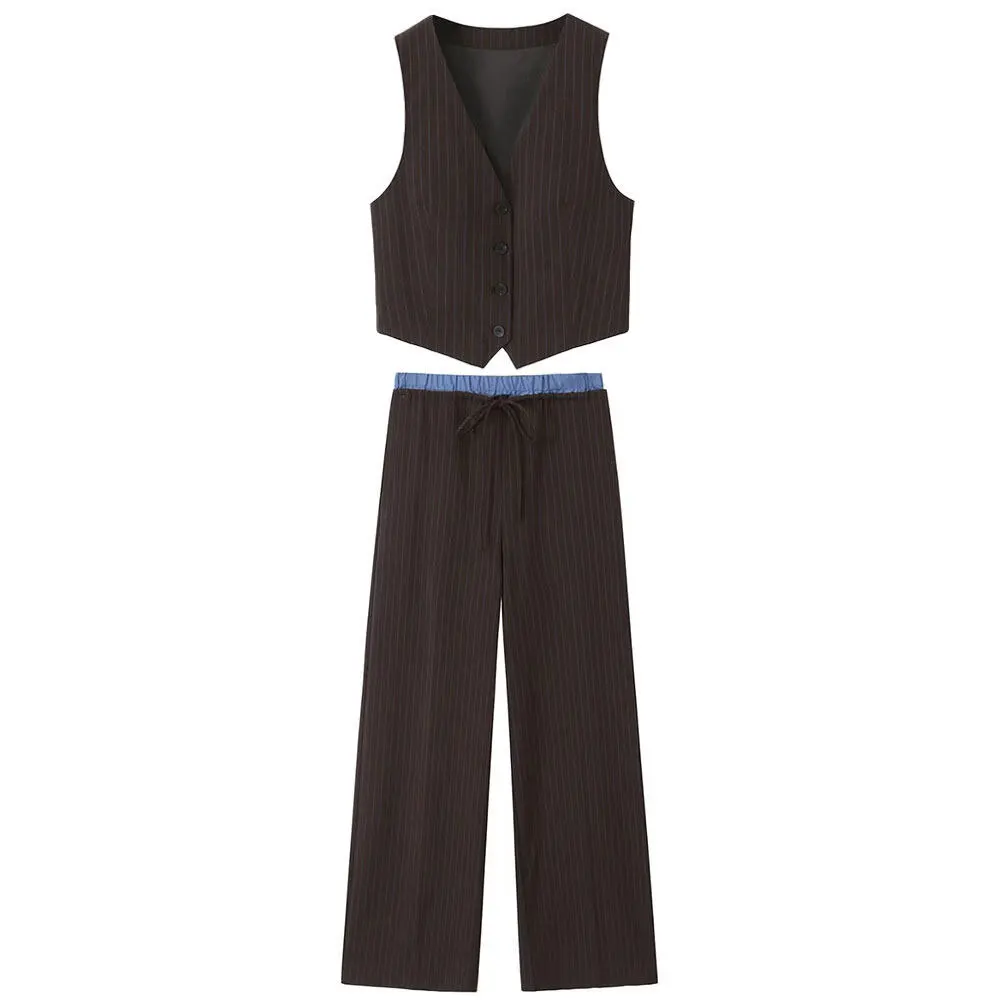 Willshela Женский модный офисный женский комплект Terno и Bretons с высокой талией