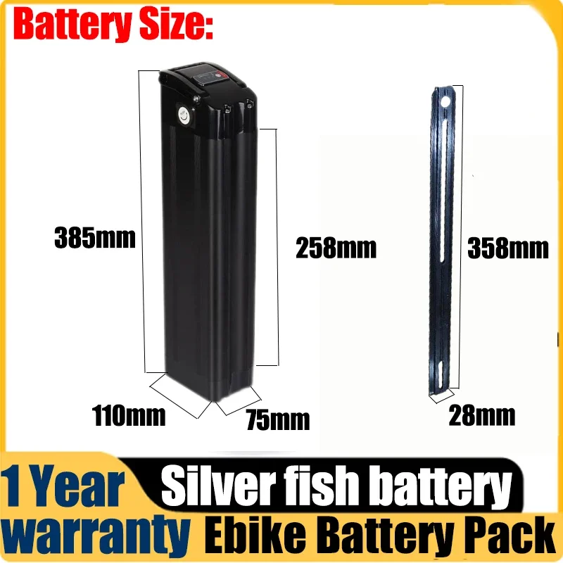 Электрический велосипед Silver Fish 48V 13s5p 20ah 50ah Akku Accu Bafang 500w 800W1500w 30 40ah 35ah Bateria De Litio