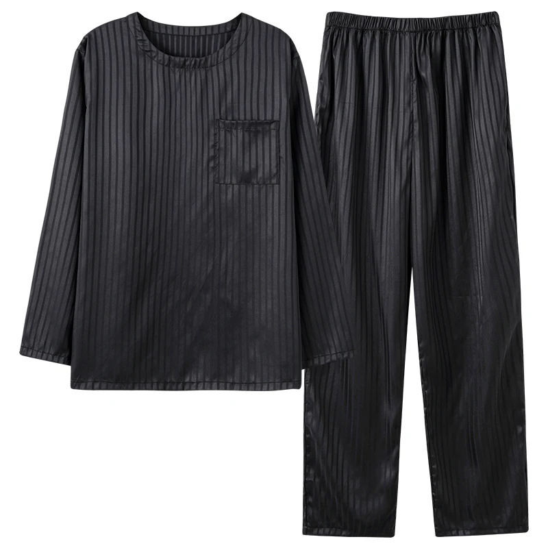 

2 шт., однотонная атласная домашняя одежда для мужчин