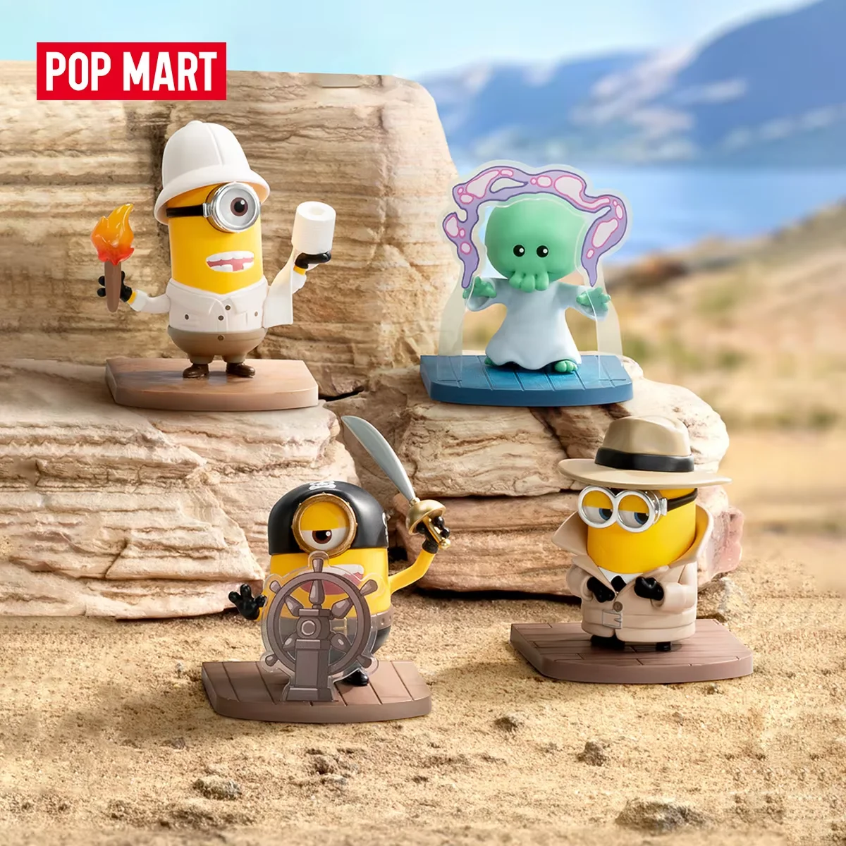 Фото POP MART ILLUMINATION'S Minions Monsters Series Оригинальные игрушки-сюрпризы в закрытых коробках, милые модели, аниме-фигурки, подарок №1