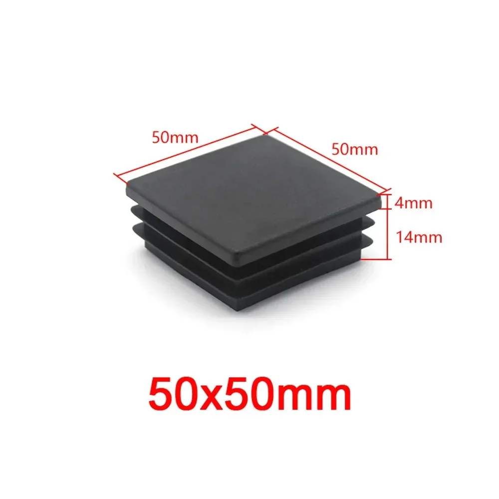 

Пластиковые черные заглушки для мебели 13x13 мм-100x100 мм