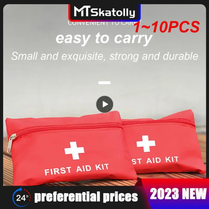 

1~10PCS Items/Set Person Portable Outdoor Waterproof First Aid Kit For Family Or Travel Emergency Treatment