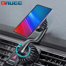 Car Phone Holder Magnetic Air Outlet Bracket Card Buckle Bracket Universal Mobile Phone Stand GPS For Huawei IPhone Xiaomi MI