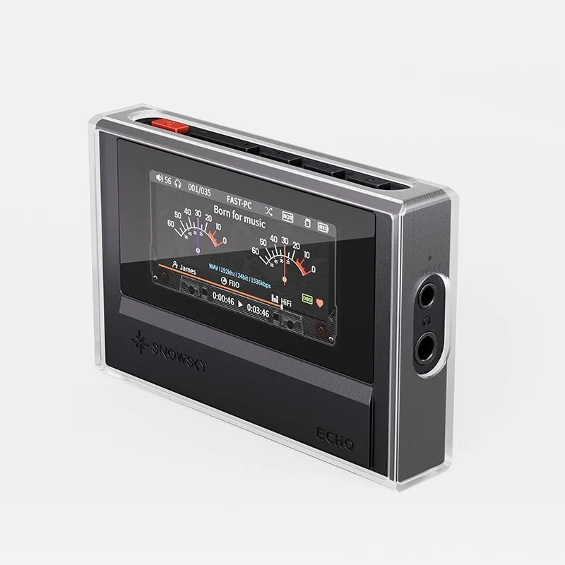 Фото Специальный защитный чехол ECHO для FiiO/Flying Proud NEST-ECHO, прозрачный водонепроницаемый чехол из ТПУ, защита от падений, высокая прозрачность №1