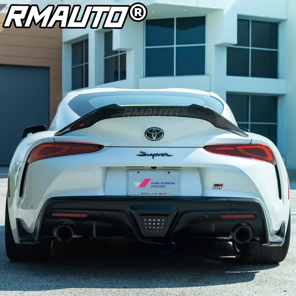 

Toyota Supra Spoiler Real Carbon Fiber Rear Spoiler Wing Trunk Boot Lip Ducktail Body Kit For Toyota Supra A90 A91 2019-2022